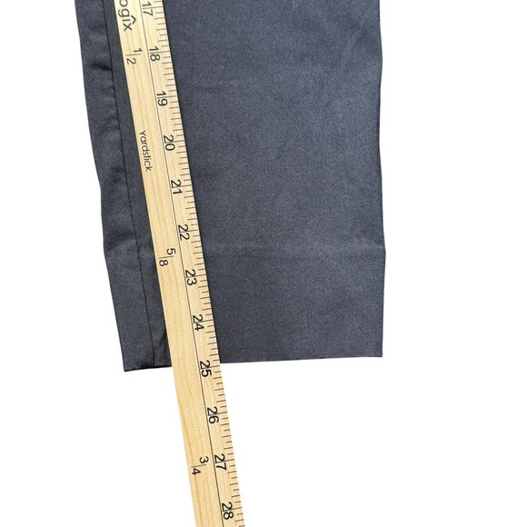 Zac & Rachel Petite Women’s Gray Cropped Straight Leg Dress Pants 10P Stretch - Picture 5 of 8